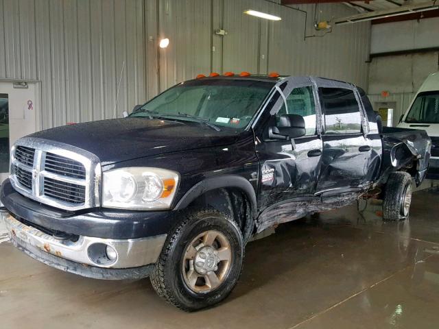 3D7KS29C17G761854 - 2007 DODGE RAM 2500 BLACK photo 2