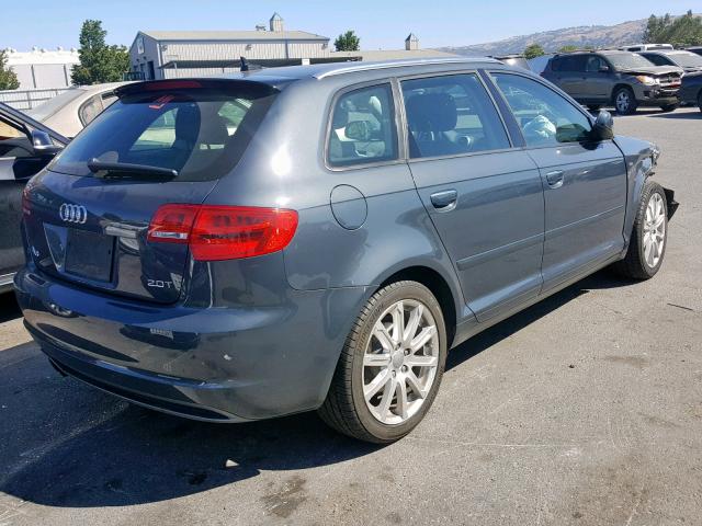 WAUKFAFMXCA008223 - 2012 AUDI A3 PREMIUM BLUE photo 4