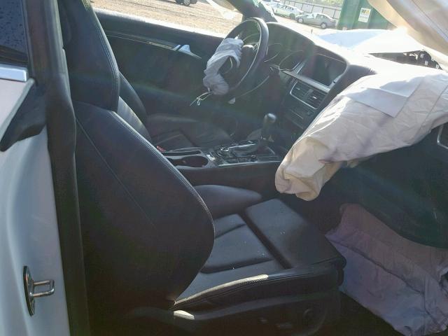 WAUVVAFR7BA073699 - 2011 AUDI S5 PRESTIG WHITE photo 5