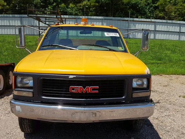 1GDJC34R2TE528616 - 1996 GMC SIERRA C35 YELLOW photo 10