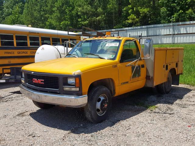 1GDJC34R2TE528616 - 1996 GMC SIERRA C35 YELLOW photo 2