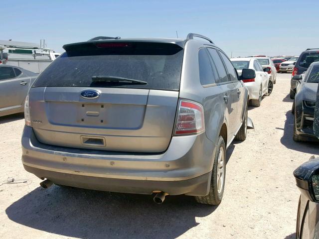 2FMDK36C78BA28754 - 2008 FORD EDGE SE GRAY photo 4