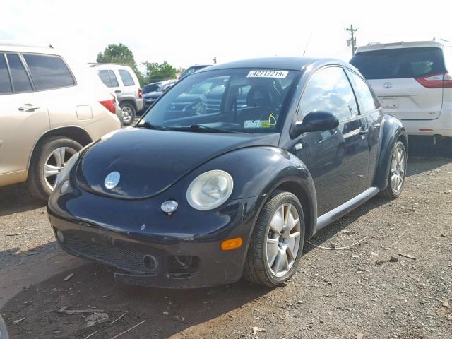 3VWFE21C62M437059 - 2002 VOLKSWAGEN NEW BEETLE შავი ფოტო 2