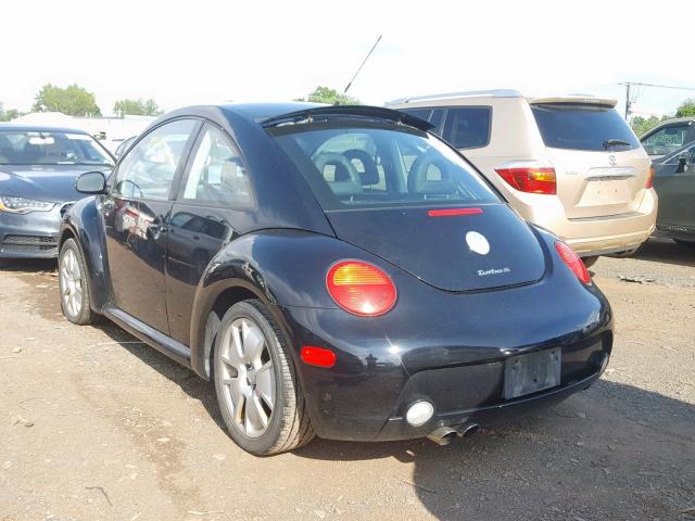 3VWFE21C62M437059 - 2002 VOLKSWAGEN NEW BEETLE შავი ფოტო 3