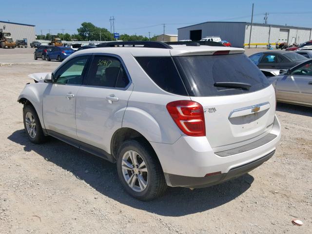 2GNALCEK0G6161044 - 2016 CHEVROLET EQUINOX LT WHITE photo 3