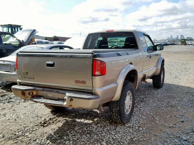 1GTCT19W7Y8192581 - 2000 GMC SONOMA BEIGE photo 4