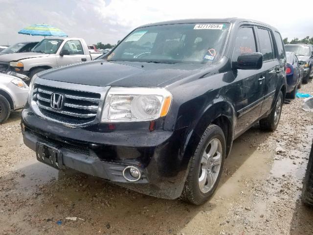 5FNYF3H73CB021600 - 2012 HONDA PILOT EXLN BLACK photo 2