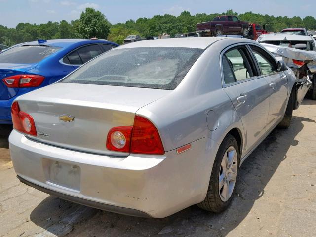 1G1ZA5EU1CF349434 - 2012 CHEVROLET MALIBU LS GRAY photo 4