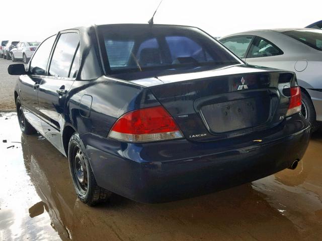 JA3AJ26E65U036449 - 2005 MITSUBISHI LANCER ES BLUE photo 3