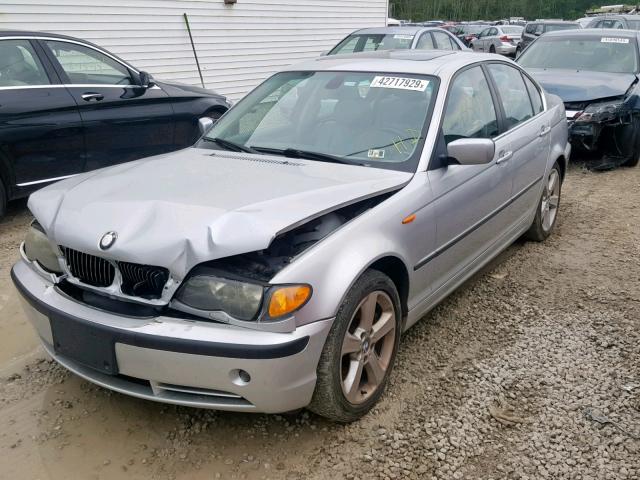 WBAEW53425PN39344 - 2005 BMW 330 XI SILVER photo 2