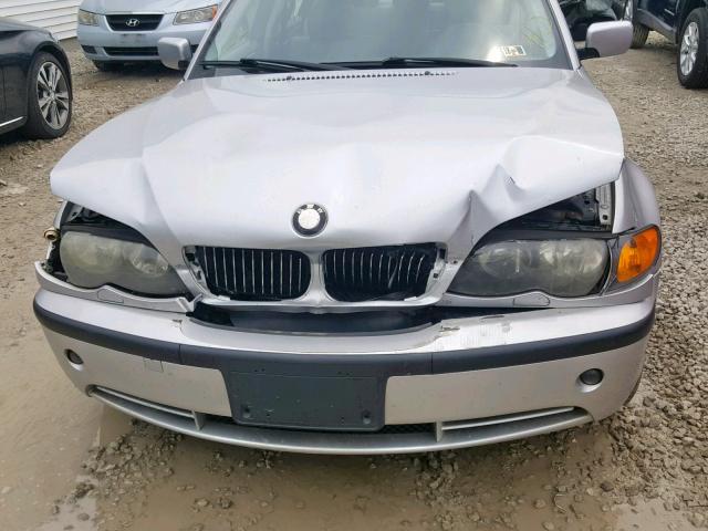 WBAEW53425PN39344 - 2005 BMW 330 XI SILVER photo 9