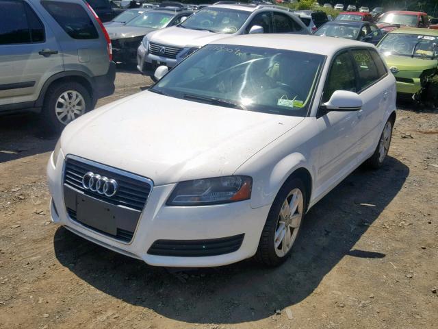 WAUHF98P19A066195 - 2009 AUDI A3 2.0T WHITE photo 2