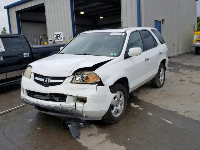 2HNYD18286H550323 - 2006 ACURA MDX WHITE photo 2