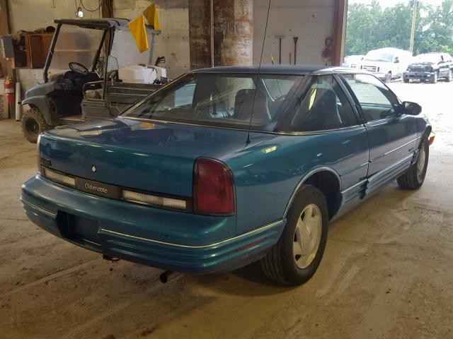 1G3WH14T3ND339395 - 1992 OLDSMOBILE CUTLASS SU TEAL photo 4