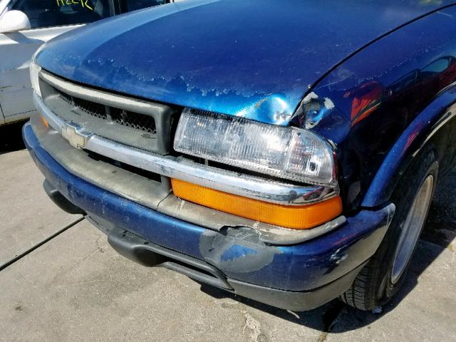 1GCCS1943Y8183703 - 2000 CHEVROLET S TRUCK S1 BLUE photo 9