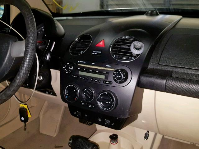 3VWRG31Y37M402379 - 2007 VOLKSWAGEN NEW BEETLE შავი ფოტო 9