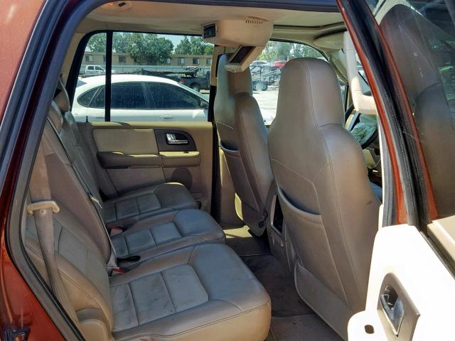 1FMFU17506LA75046 - 2006 FORD EXPEDITION BROWN photo 6