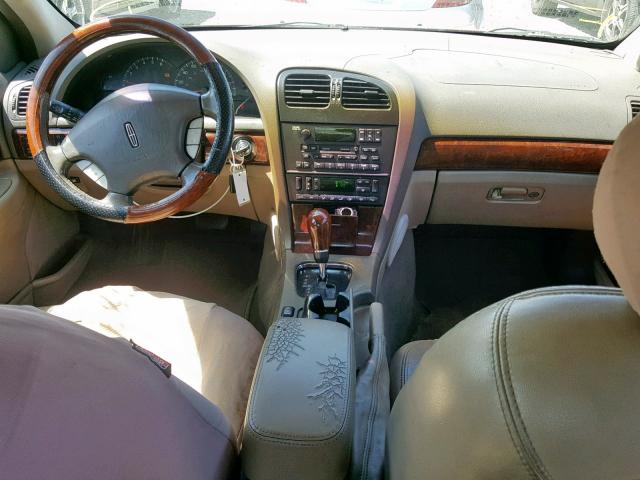 1LNHM86S6YY921212 - 2000 LINCOLN LS წითელი ფოტო 9