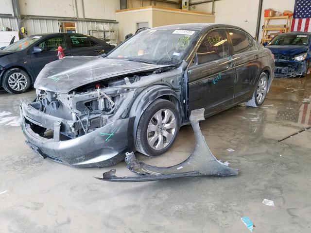 1HGCP26859A122329 - 2009 HONDA ACCORD EXL GRAY photo 2