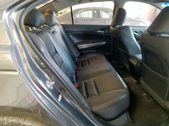 1HGCP26859A122329 - 2009 HONDA ACCORD EXL GRAY photo 6