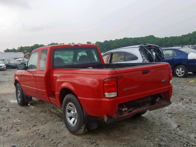 1FTYR14V3YTA85575 - 2000 FORD RANGER SUP RED photo 3