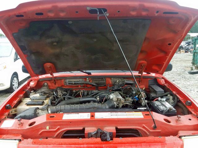 1FTYR14V3YTA85575 - 2000 FORD RANGER SUP RED photo 7