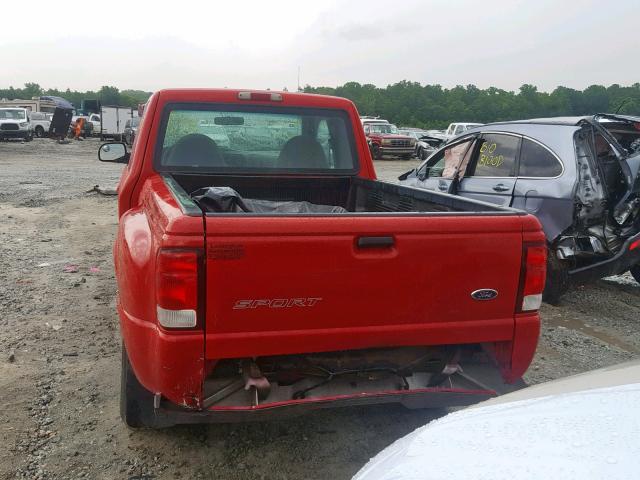 1FTYR14V3YTA85575 - 2000 FORD RANGER SUP RED photo 9