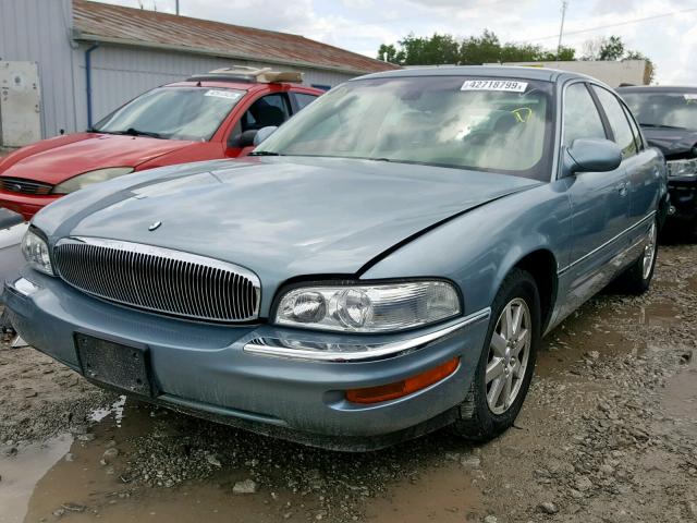 1G4CW54K944162630 - 2004 BUICK PARK AVENU BLUE photo 2