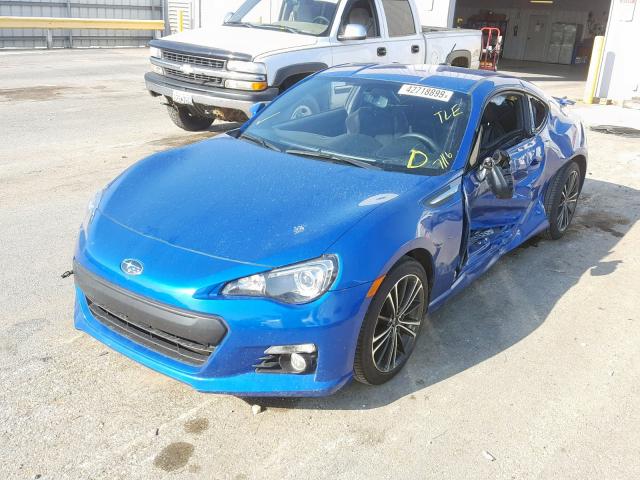 JF1ZCAC15D1610734 - 2013 SUBARU BRZ 2.0 LI BLUE photo 2