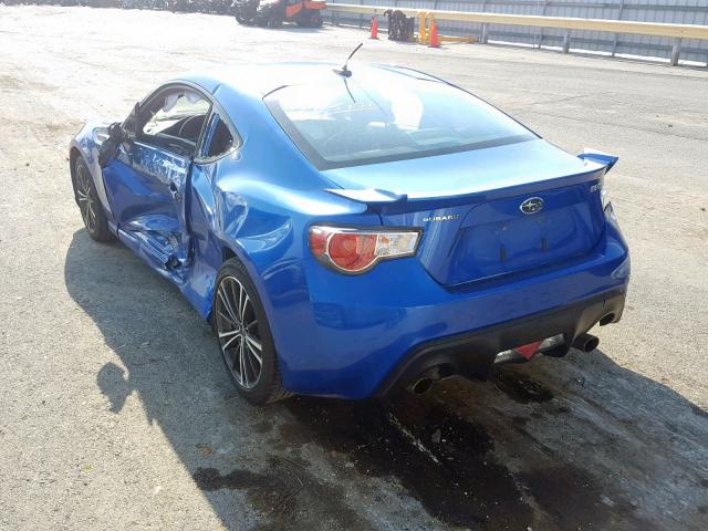 JF1ZCAC15D1610734 - 2013 SUBARU BRZ 2.0 LI BLUE photo 3