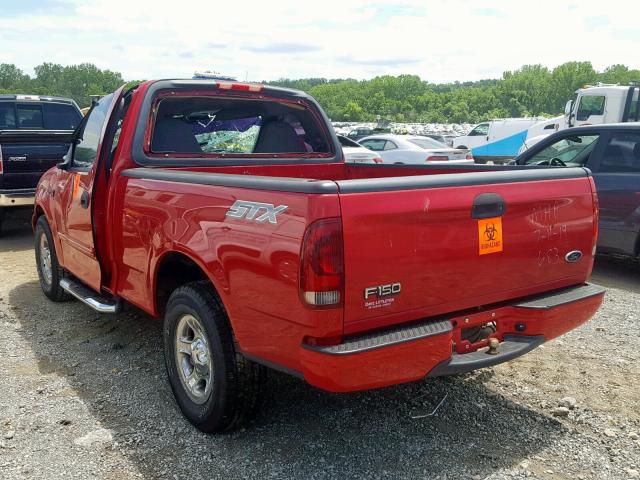 2FTRF17224CA39772 - 2004 FORD F-150 HERI RED photo 3