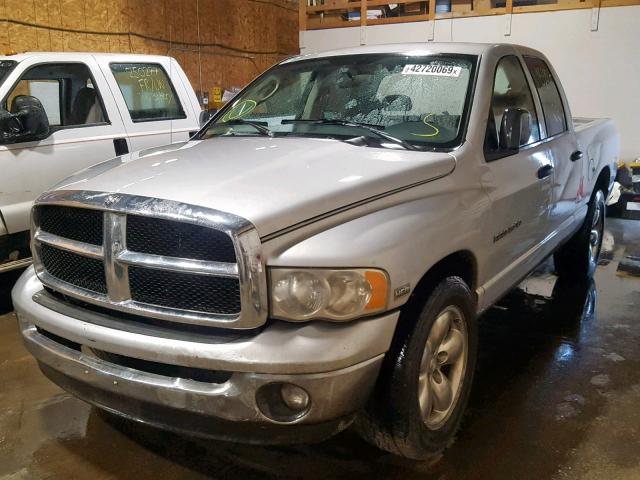 1D7HA18D64S623586 - 2004 DODGE RAM 1500 S SILVER photo 2