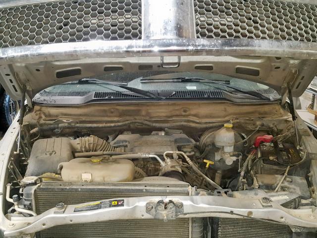 1D7HA18D64S623586 - 2004 DODGE RAM 1500 S SILVER photo 7