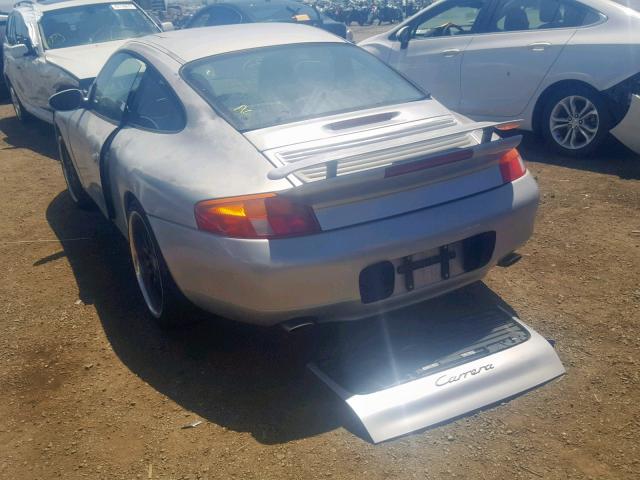 WP0AA2994XS620301 - 1999 PORSCHE 911 CARRER SILVER photo 3