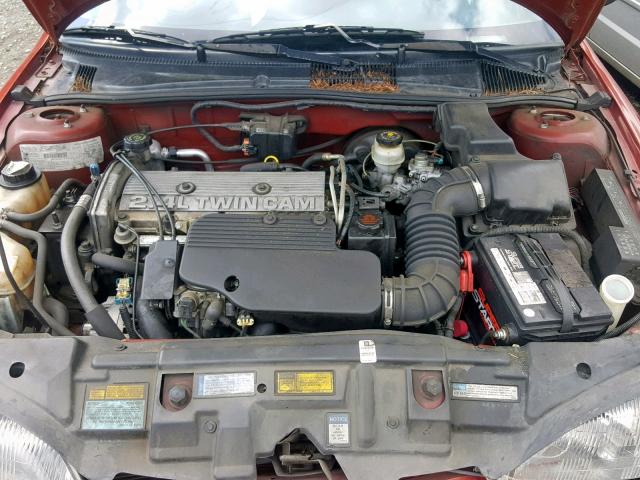 1G1JF52T0T7224395 - 1996 CHEVROLET CAVALIER L RED photo 7