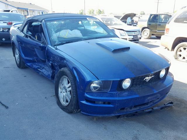 1ZVHT85H385123035 - 2008 FORD MUSTANG GT BLUE photo 1