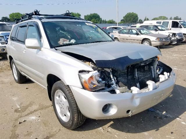 JTEEP21A960185450 - 2006 TOYOTA HIGHLANDER SILVER photo 1