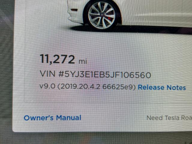 5YJ3E1EB5JF106560 - 2018 TESLA MODEL 3 WHITE photo 8