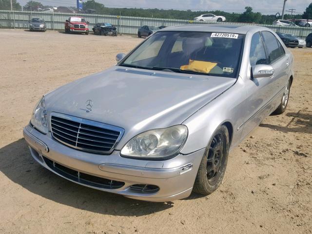 WDBNG70J94A389898 - 2004 MERCEDES-BENZ S 430 SILVER photo 2