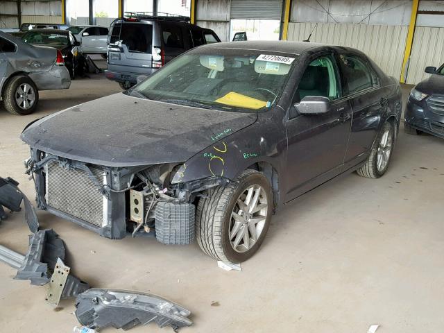 3FAHP0JA2CR285588 - 2012 FORD FUSION SEL GRAY photo 2