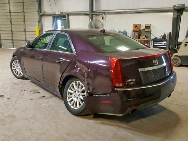 1G6DG5EG2A0109760 - 2010 CADILLAC CTS LUXURY PURPLE photo 3