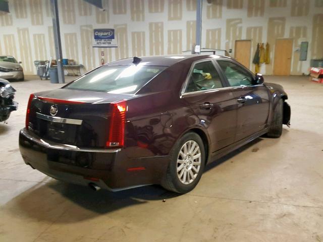 1G6DG5EG2A0109760 - 2010 CADILLAC CTS LUXURY PURPLE photo 4