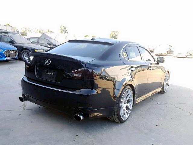 JTHBK262972045863 - 2007 LEXUS IS 250 BLACK photo 4