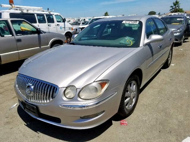 2G4WD582181200544 - 2008 BUICK LACROSSE C SILVER photo 2
