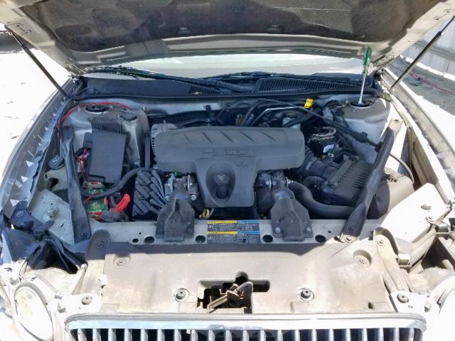 2G4WD582181200544 - 2008 BUICK LACROSSE C SILVER photo 7