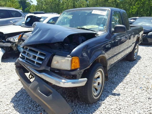 1FTYR14U01PA81277 - 2001 FORD RANGER SUP BLUE photo 2