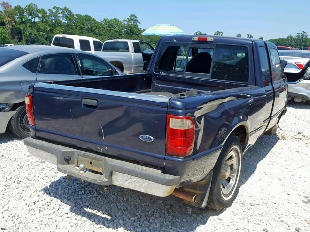 1FTYR14U01PA81277 - 2001 FORD RANGER SUP BLUE photo 4