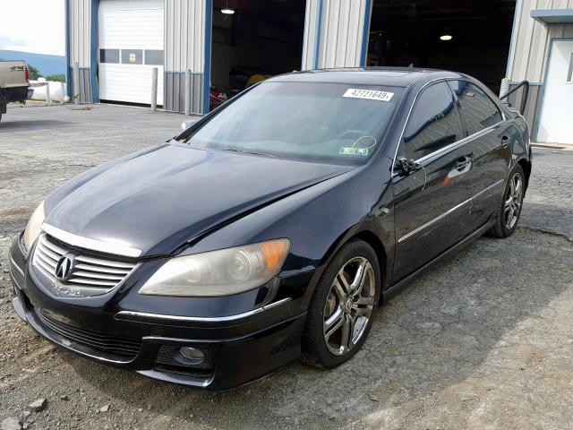 JH4KB165X6C004221 - 2006 ACURA RL BLACK photo 2