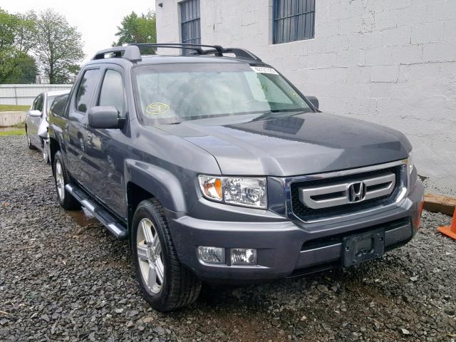 5FPYK1F52BB005959 - 2011 HONDA RIDGELINE GRAY photo 1