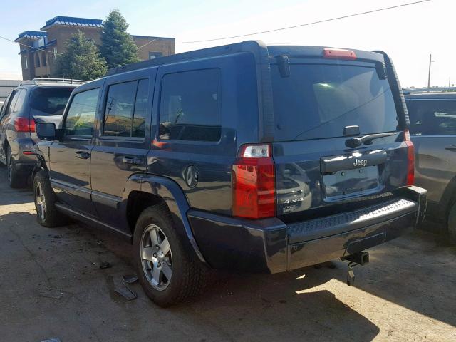1J8HG48P69C517797 - 2009 JEEP COMMANDER 蓝色 照片 3